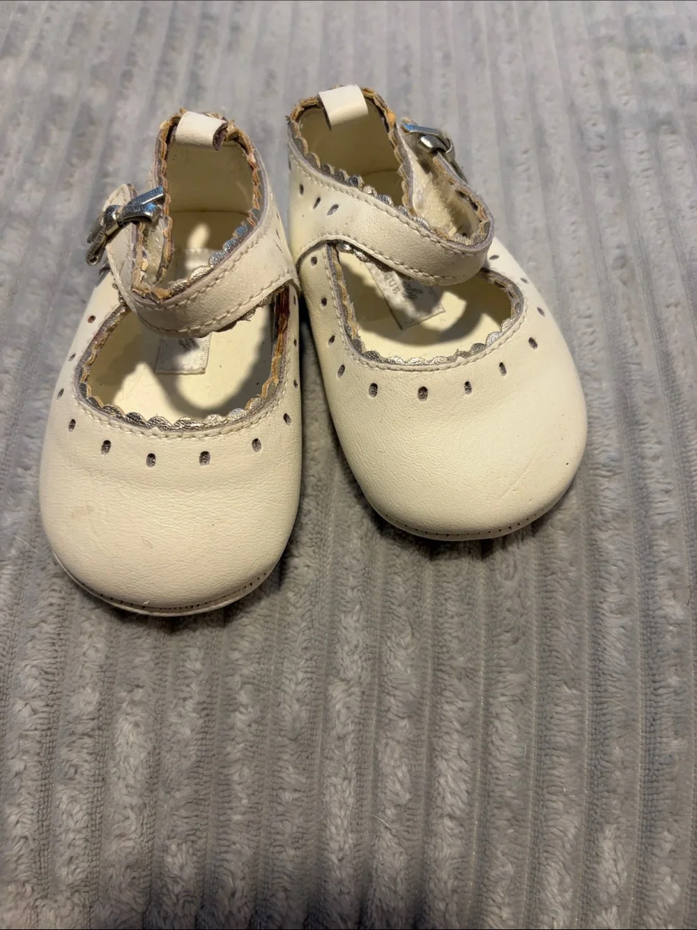 Classic Ivory  Baby Shoes